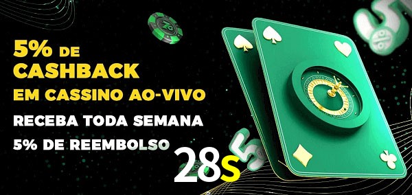 Promoções do cassino ao Vivo 28s